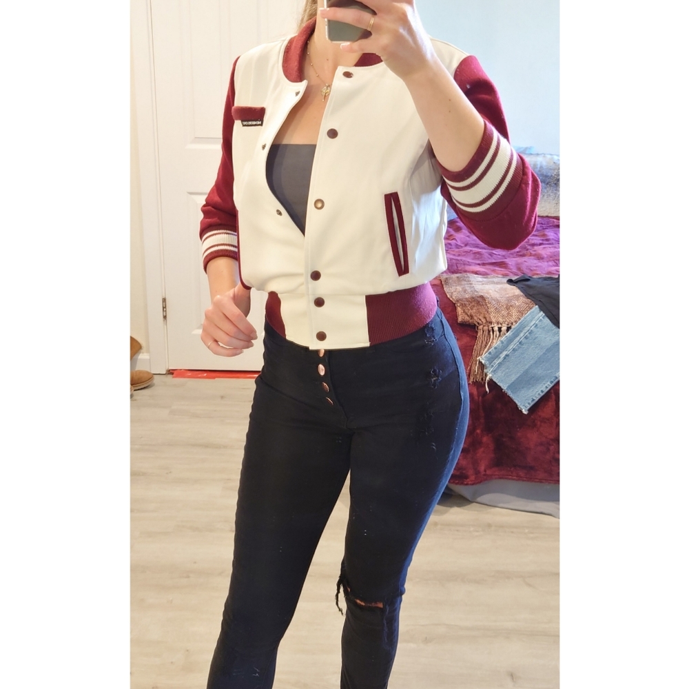 Members Only Varsity Baseball Bomber Jacket S